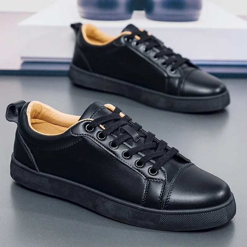Chaussures décontractées a semelle rouge pour hommes